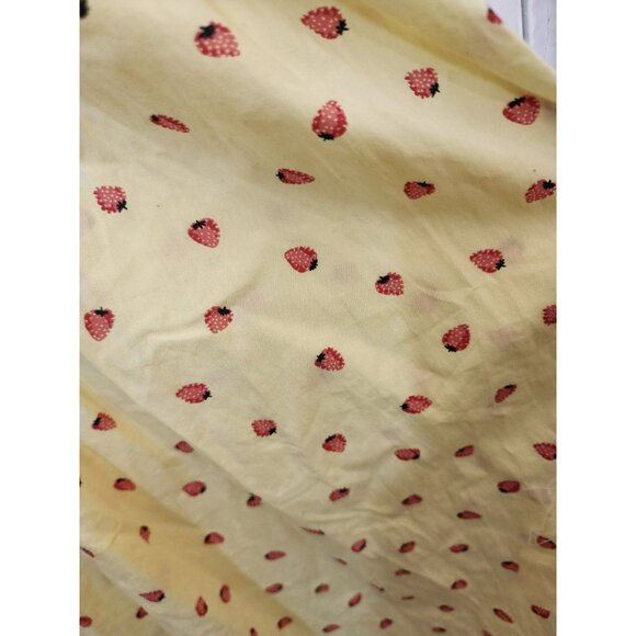 NWT Size Large Free People Lavender Daze Smocked Waist Dress Strawberry Print - Picture 6 of 8